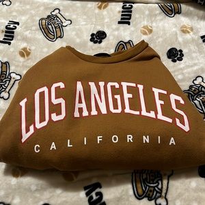 SHEIN brown crewneck